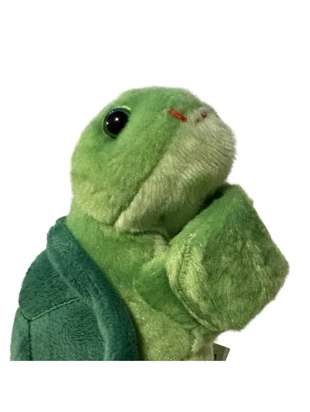Wild Republic Huggers Sea Turtle Slap Wrist Bracelet Green Sea Turtle Plush B3